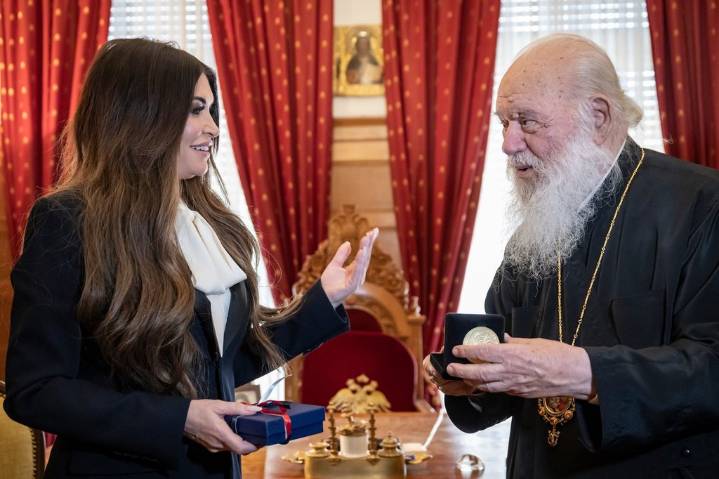Trump’s new ambassador visits head of Greece’s Orthodox Church