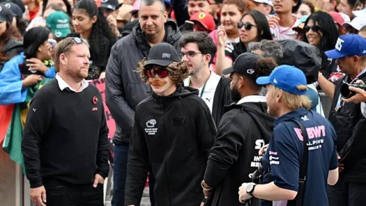 Así llegó Franco Colapinto a la Fan Zone del Gran Premio de Brasil