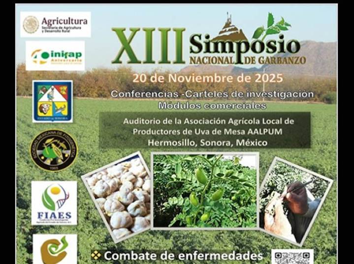 Sagarhpa invita al XIII Simposio Nacional de Garbanzo