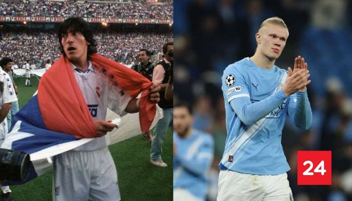 Iván Zamorano no se achica: "Yo era más completo que Haaland"