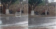 Fuerte granizada en una localidad de Salta: hay calles cubiertas de piedras