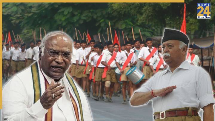 ‘RSS Never Sang Vande Mataram’: Congress President Mallikarjun Kharge Raises Sharp Attack on Sangh, BJP