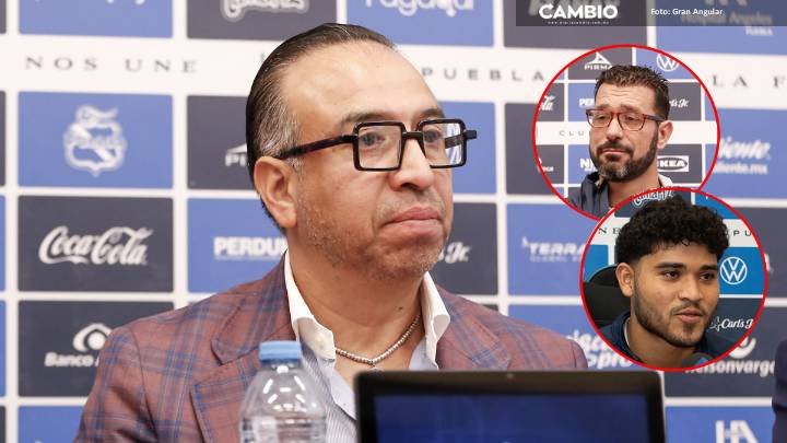 Manuel Jiménez defiende a Espigares y minimiza escándalos en el Club Puebla: No vivo de rumores
