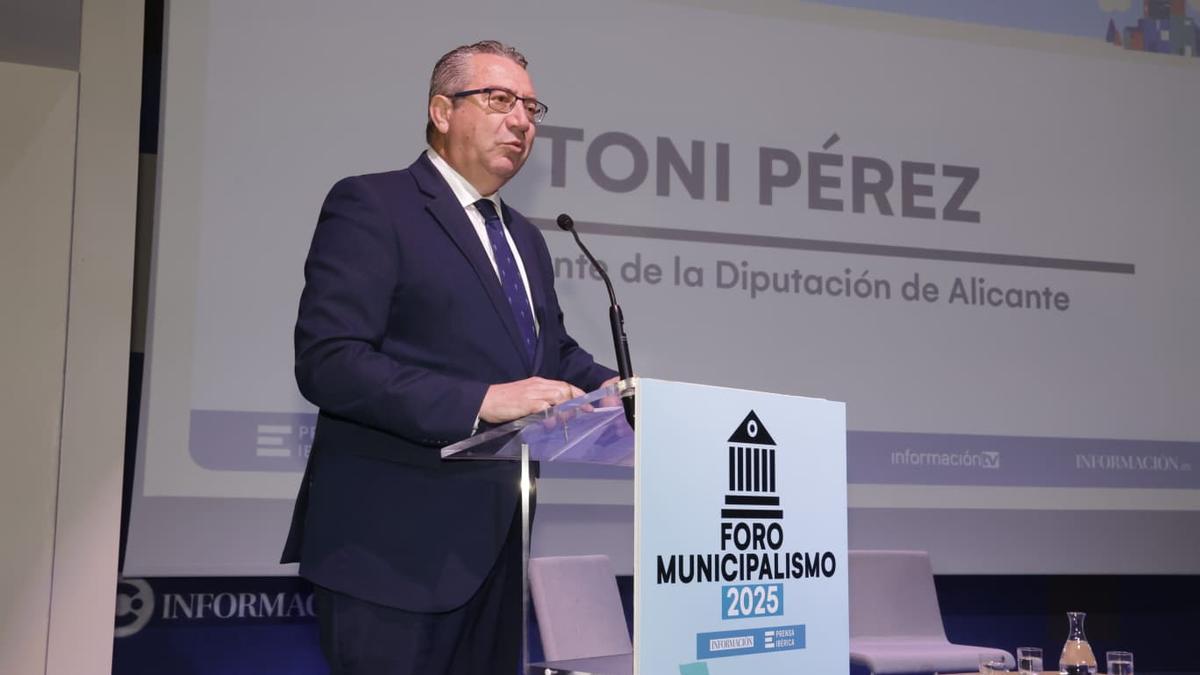 Toni Pérez abre el Foro de Municipalismo 2025 con una llamada a reforzar la financiación local