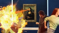 To Protect Against Protesters, Louvre Equips Mona Lisa With Laser Eyes