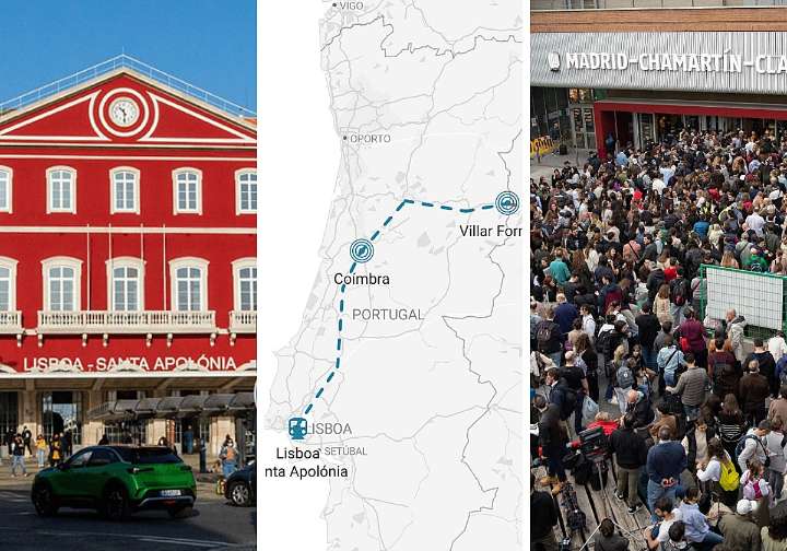 El único Lisboa-Madrid posible por Salamanca: un periplo de tren y coche más lento que en su origen