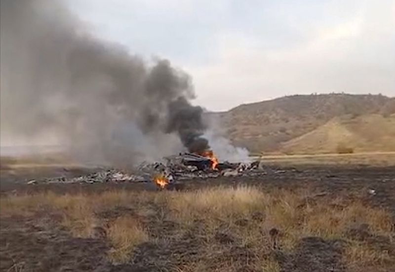 Turkish military plane with 20 on board crashes in Georgia