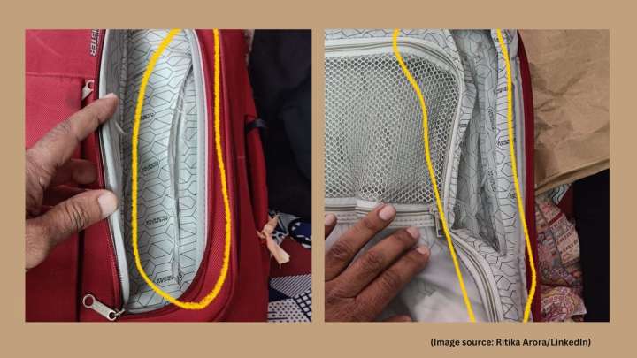 ‘Unacceptable’: IndiGo passenger claims her checked-in suitcases were cut open, items worth Rs 40,000 stolen; airline responds