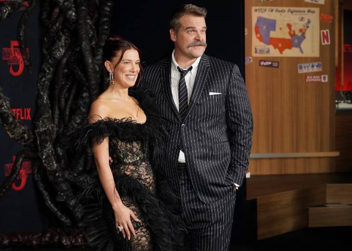Millie Bobby Brown defiende su amistad con David Harbour tras rumores de acoso
