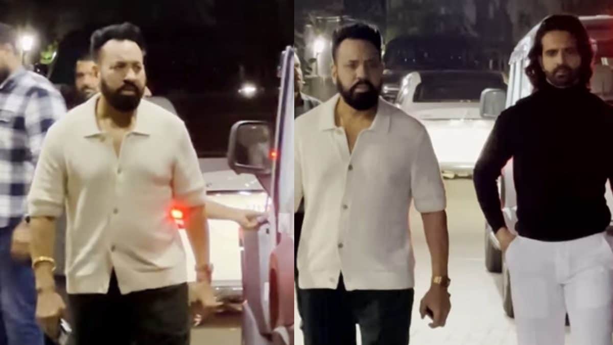 Salman Khan’s Bodyguard, Shera, Attends Salim Khan’s Wedding Anniversary Party With Son