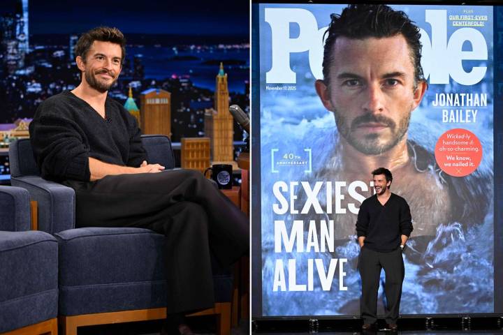 Jonathan Bailey Is 'Still Giggling' About His Sexiest Man Alive Cover, Which He Revealed on 'The Tonight Show'