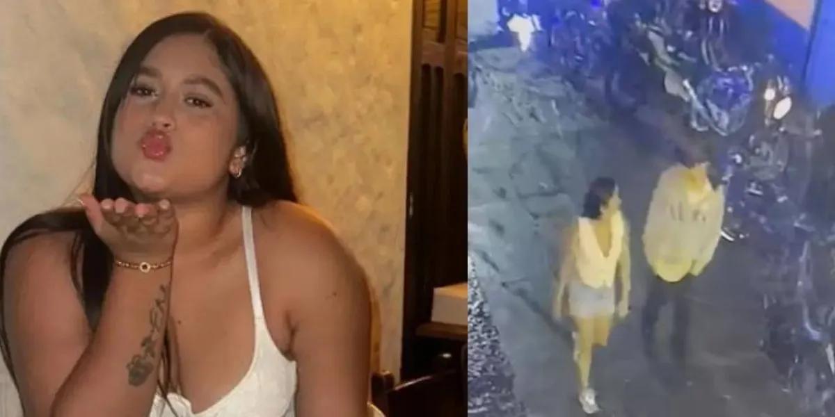 Cámaras grabaron a Emiliana junto a su ex antes de morir