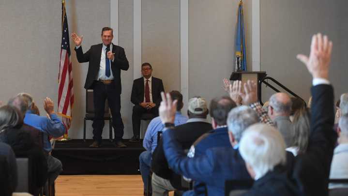 Rhoden discusses his decision to run for another governor term