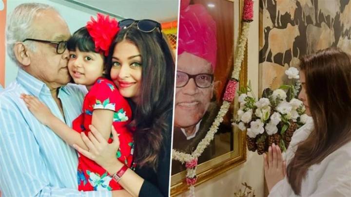 Bollywood Aishwarya Rai Bachchan Pays Emotional Tribute to Late Father Krishnaraj Rai on His Birth Anniversary