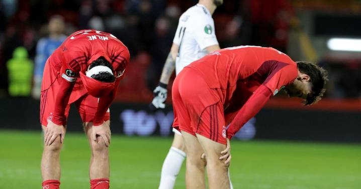 Aberdeen's Conference League hopes hang in balance after draw with Noah