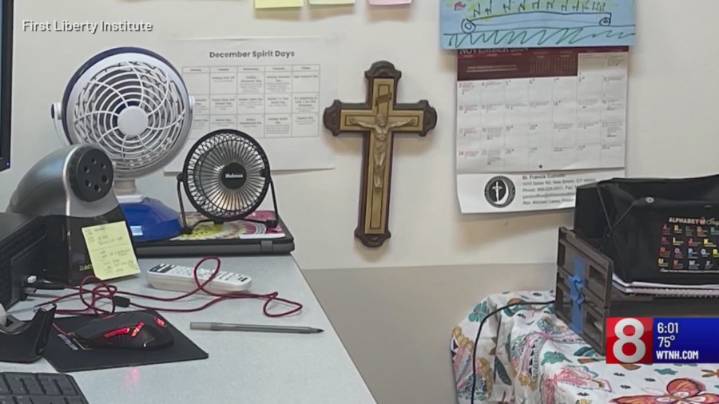 Exclusive: New Britain teacher that refused to remove crucifix from classroom on court ruling