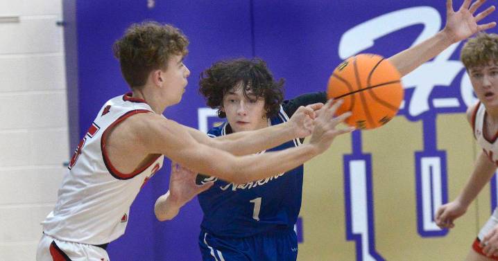 Photos: Newark vs. Hall boys basketball in the Huskers Hardwood Tip