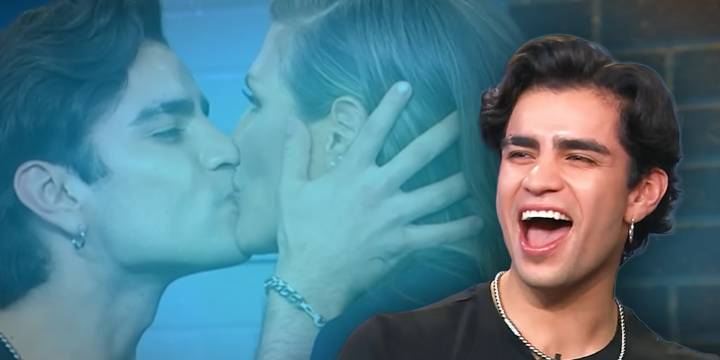 Aaron Mercury le planta un beso a Montserrat Oliver tras contundente reclamo: “Está de moda el colágeno”