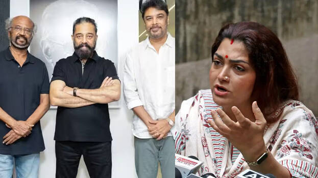 'My slipper size is 41. ready to take a beating?' Khusbu responds to critics over 'Thalaivar 173' roadblock