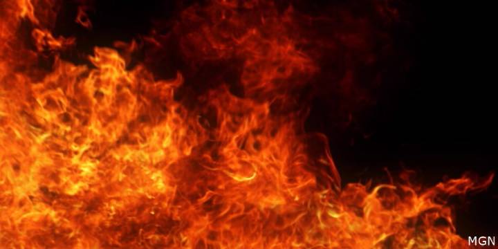 Two hunters rescued from Lake McConaughy mud flats before fire destroys structure