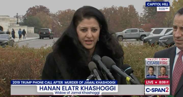 Khashoggi’s Widow Demands Release of ‘Highly Disturbing’ Trump