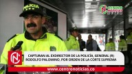 Capturan al exdirector de la Policía, general (r) Rodolfo Palomino, por orden de la Corte Suprema