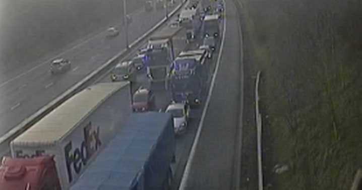 M5 traffic LIVE: Motorway chaos as drivers hit with four