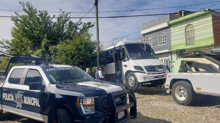 Operador de transporte público que estaría relacionado a un robo, fue detenido