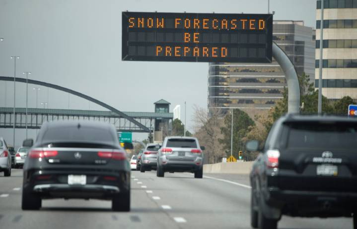 Up to 13 inches of snow expected on Colorado mountains during Sunday storm