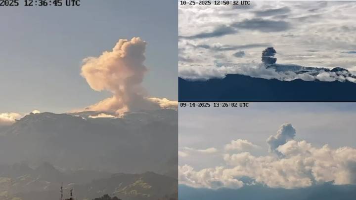 Así puede ver en vivo la actividad del volcán Nevado del Ruiz. Servicio Geológico habilita cámara con motivo de los 40 años de Armero