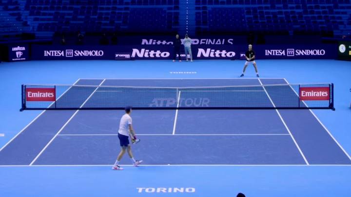 Rivales y amigos: Alcaraz y Sinner entrena juntos y disputan un 'partido' antes de las ATP Finals