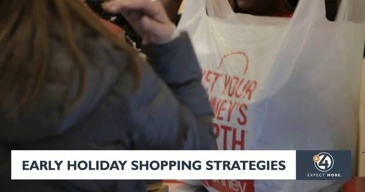 Early holiday shopping strategies