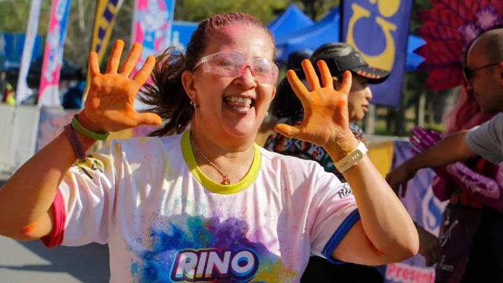 Carrera benéfica “Rino Color & Race”: alegría y convivencia en el Tangamanga I