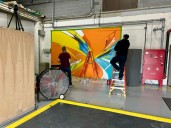 Watch the progress: FOX 8 is getting a brand new mural