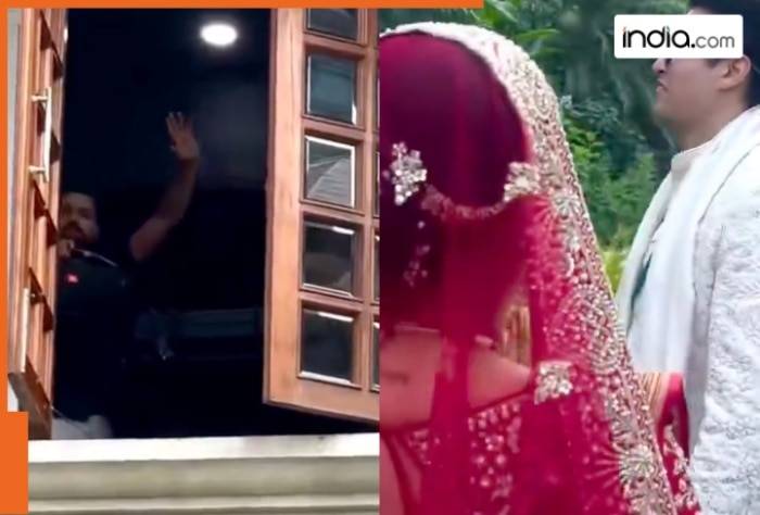 Rohit Sharma Surprises a Newlywed couple with a classic Bollywood song, the couple remains stunned watching the Hitman, video goes viral
