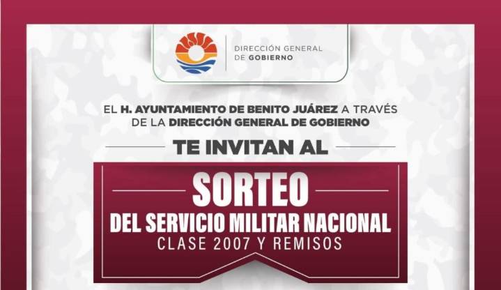 Reprograman autoridades municipales sorteo del Servicio Militar Nacional