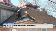 Local veteran receives a new roof