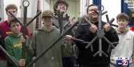 Local high school makes metal snowflake decorations for NEW Zoo & Adventure Park