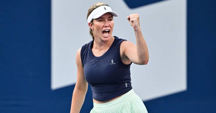 Tennis stars step in to help Danielle Collins 'find a husband' with application form 