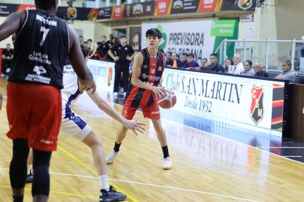 DEBUT NACIONAL! El juvenil Dante Saettone con sus primeros minutos en San Martín