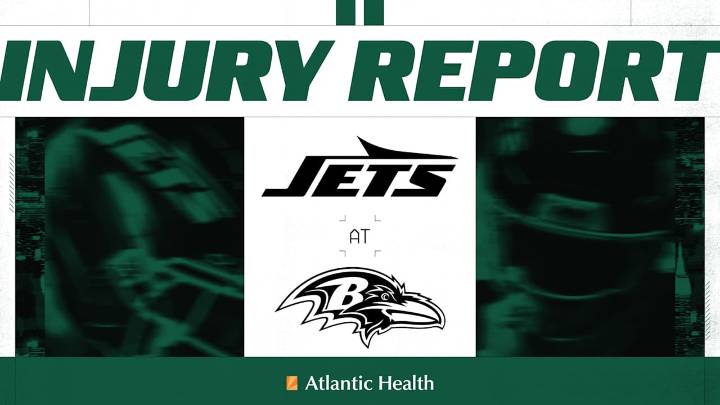 Jets Injury Report | Week 12 vs. Ravens - Wednesday