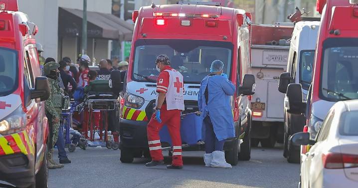 Cruz Roja Mexicana despliega amplio operativo tras explosión e incendio en el Centro de Hermosillo