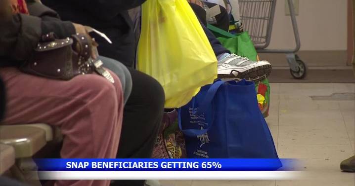 SNAP benefits in November to be 65% of normal rate across U.S.