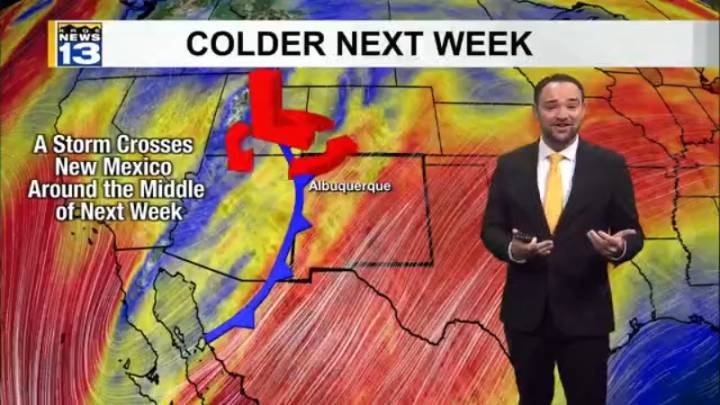 Cooler temperatures and moisture return to New Mexico