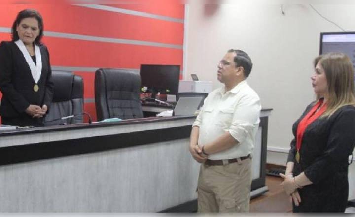 Presidenta de la Corte de La Libertad y Ministro de Justicia ratifican lucha frontal contra la delincuencia