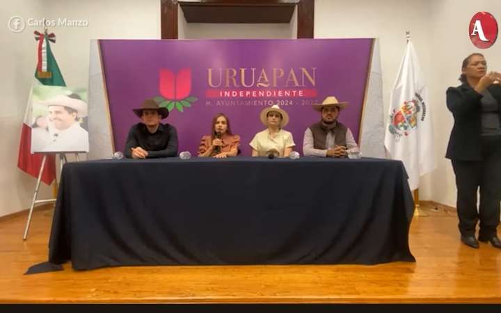 Alcaldesa de Uruapan pide un 'plan específico' de seguridad tras asesinato de Carlos Manzo