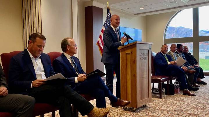 Gov. Cox announces preliminary plans for nuclear power facility in the Brigham City area