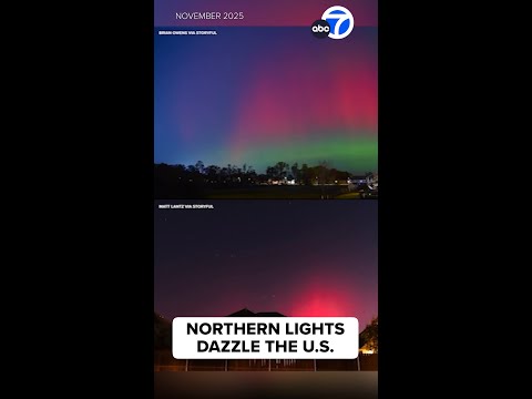 Northern Lights dazzle the U.S.