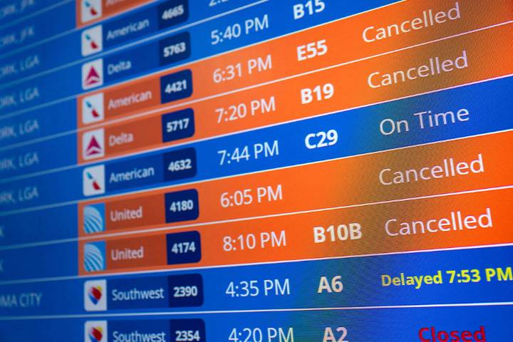 Even after the government shutdown ends, U.S. flight cancellations are expected to drag on