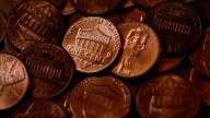 The last-ever penny being minted in Philadelphia Wednesday